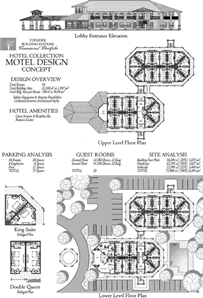 Commercial House Plan COMM-Motel-Guest-Rooms-Lobby-Suites-Floor-Plan (21500 Sq. Ft.) 0 Bedrooms 0 Bathrooms