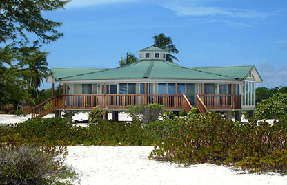 low-maintenance hurricane-proof house in the Cayman Island
