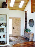 Interior Architecture Contemporary Design Foyer with Skylights