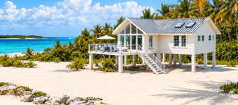 Topsider octagonal piling home, Great Exuma, Bahamas