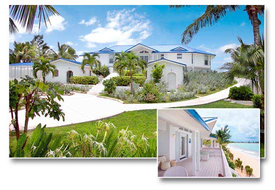 Beachfront living in the Caribbean.