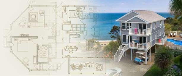 Coastal home in the Virgin Islands on pilings with open-ocean views, designed to withstand hurricanes and flooding.