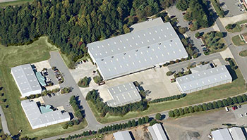 Topsider Homes' modern manufacturing, design, office and model complex in Clemmons, North Carolina.

