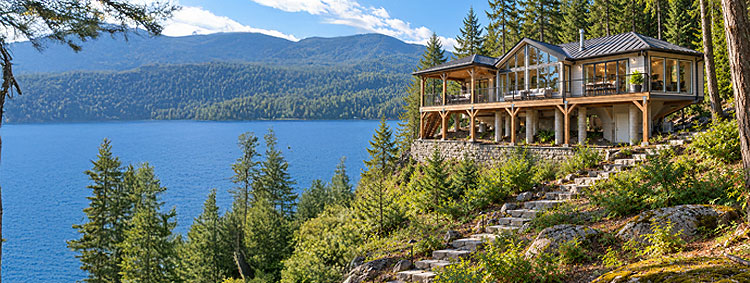 Topsider home in Washington State designed and engineered for its building site