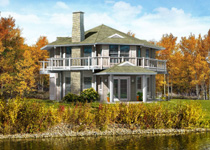 Enclosed pedestal home built in the mid-1970s in Fripp Island, SC. Enclosed pedestal home built in the mid-1970s in Fripp Island, SC.
