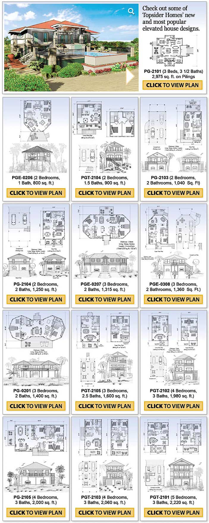 Hurricane-Proof Home House plans Online