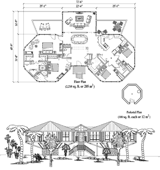 Classic House Plan CM-0314 (2410 Sq. Ft.) 4 Bedrooms 3.5 Bathrooms