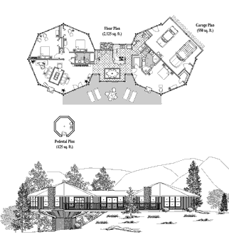 Classic House Plan CM-0403 (2800 Sq. Ft.) 3 Bedrooms 2 Bathrooms