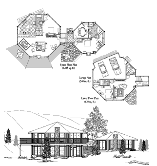 Classic House Plan CM-0405 (2995 Sq. Ft.) 3 Bedrooms 3 Bathrooms