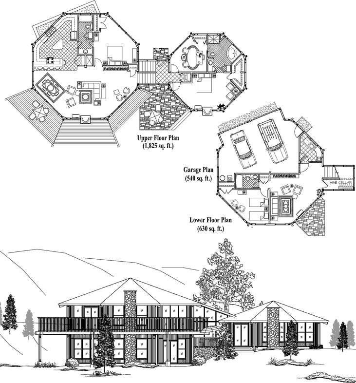 Prefab Classic House Plan - CM-0405 (2995 sq. ft.) 3 Bedrooms, 3 Baths