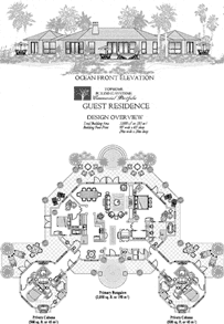 Commercial House Plan COMM-Luxury-Guest-Residence-Cottage-Ocean-Front-Floor-Plan (3050 Sq. Ft.) 0 Bedrooms 0 Bathrooms