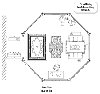 HOME ADDITIONS House Plan HA-0301 (870 Sq. Ft.) 0 Bedrooms 0 Bathrooms