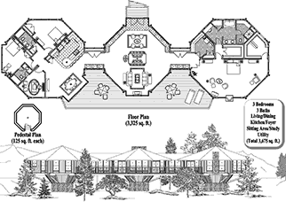 Premiere House Plan PR-0405 (3675 Sq. Ft.) 3 Bedrooms 3 Bathrooms