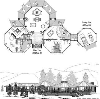 Premiere House Plan PR-0409 (4625 Sq. Ft.) 3 Bedrooms 3.5 Bathrooms