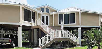 Completed Post and Beam Home in the Florida Keys