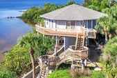 Elevated Hurricane Proof Coastal Florida Homes Built on a Pedestal