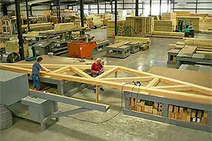 Topsider home components being precision fabricated in factory