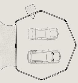 Two Car Garage Plan by Topsider Homes
